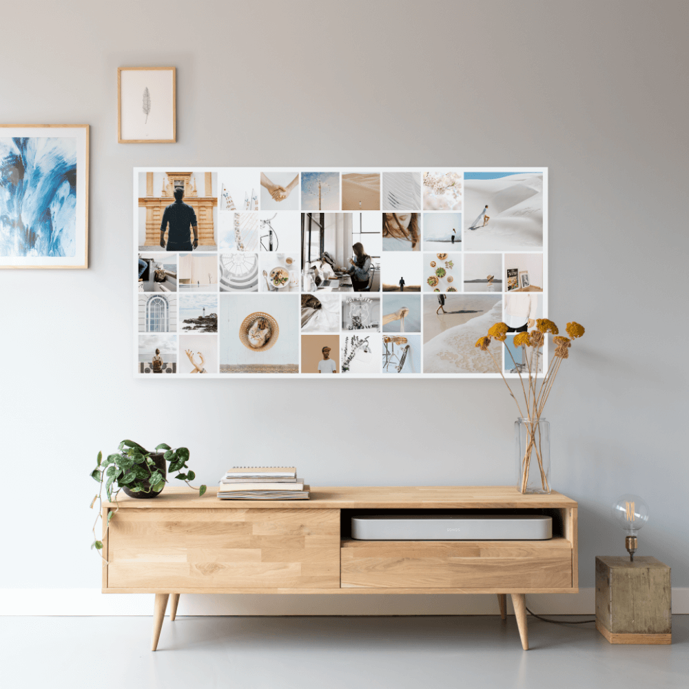 Instawall Glas Wide | 2:1 Instawall Glas Instawall Prints 140x70 cm Glas Inclusief ophangsysteem gls4-140-70-map